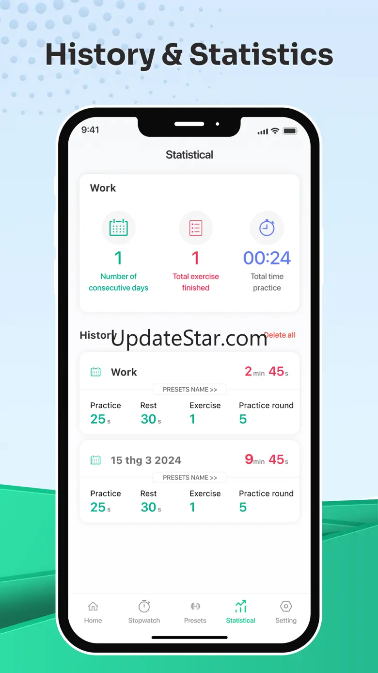 Interval timer · Hiit timer 1.1.4