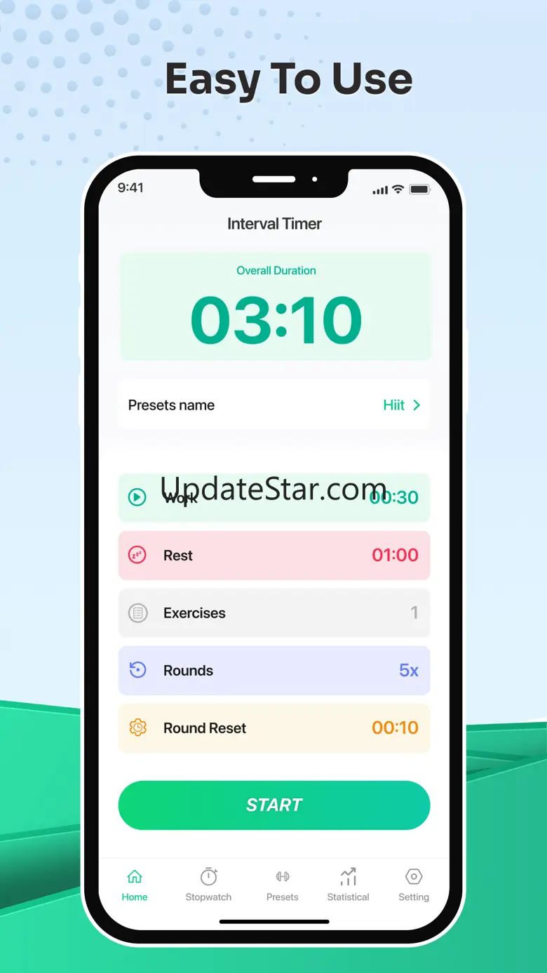 Interval timer · Hiit timer 1.1.4