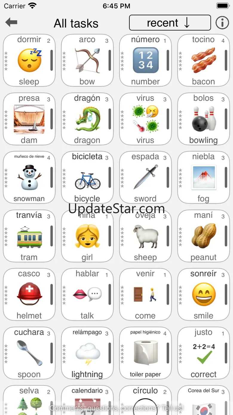 Spanish - learn words easily 1.10