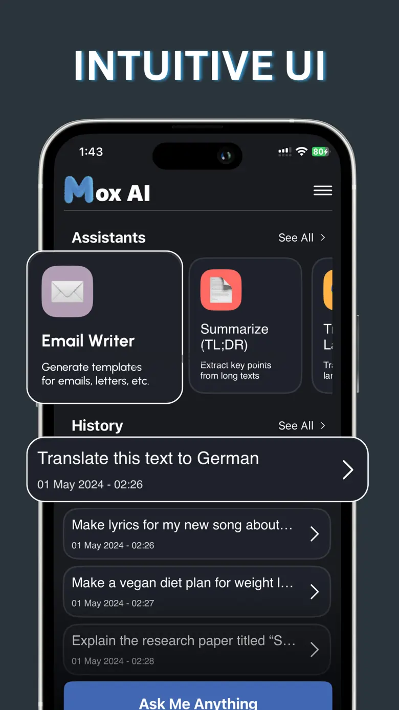 Mox AI - Built with Llama 3 1.2
