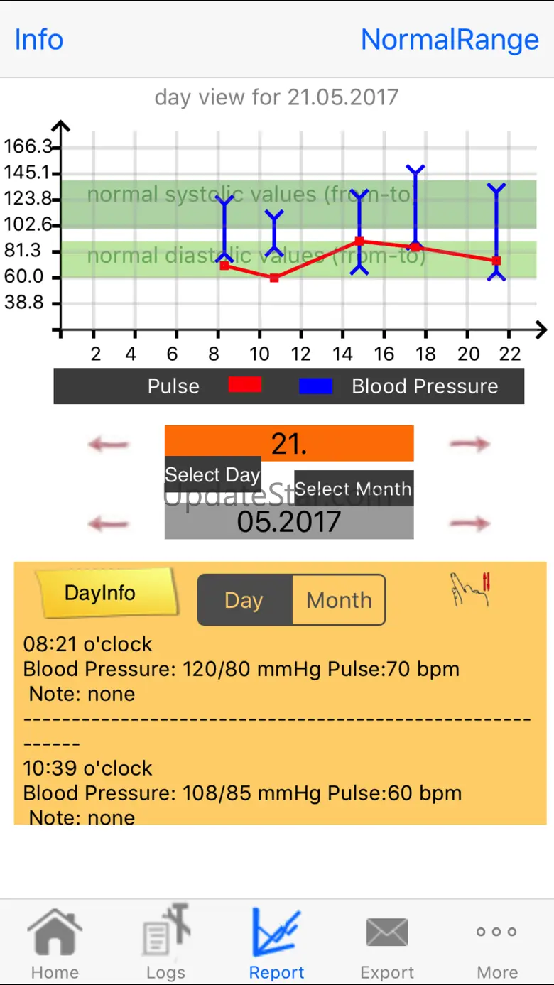 BloodPressure+Pulse Grapher 2.0