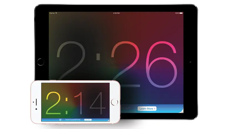 Tijd - large type fullscreen nightstand clock for bad vision 2.2.1