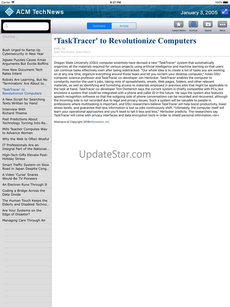 ACM TechNews HD v1.1