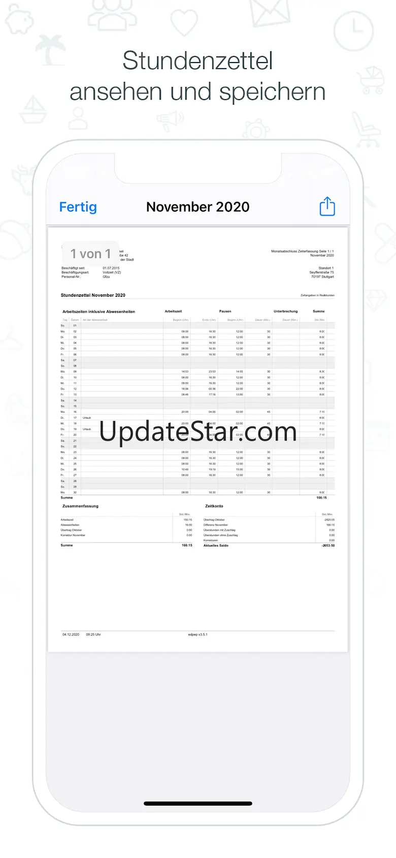 edtime Mitarbeiter-App 4.17.1