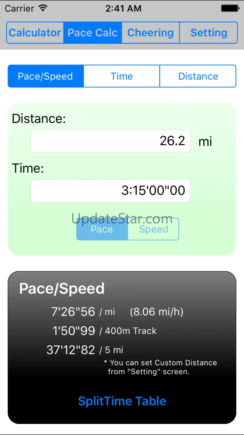 Calculator For Runner (CalcForRun) 2.2.0