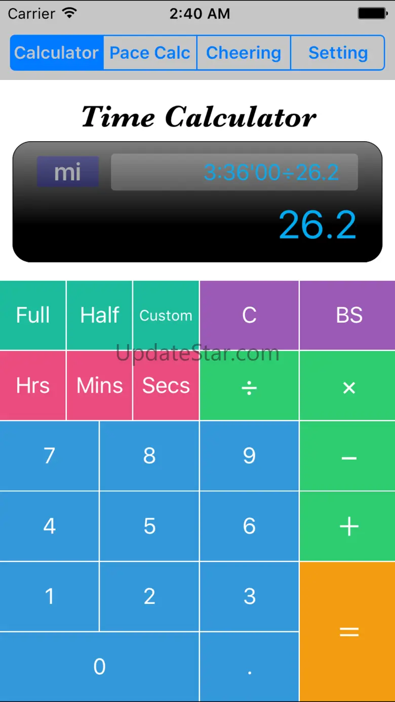 Calculator For Runner (CalcForRun) 2.2.0