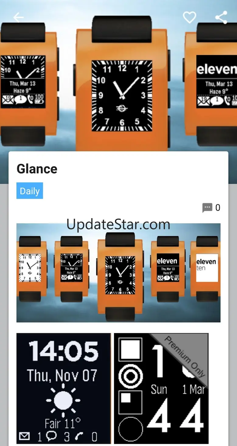 Pebble - App Store - Backup 1.1
