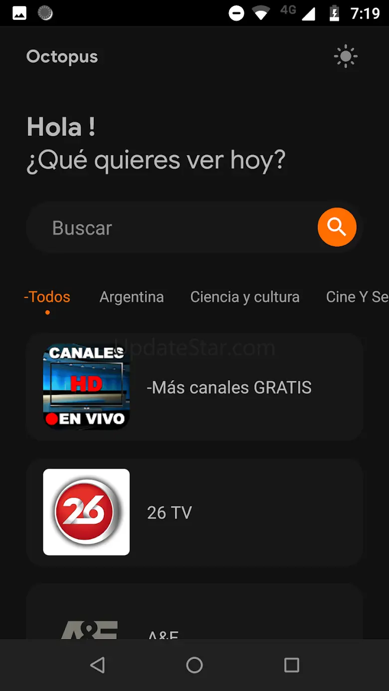 Octopus  - Tv en vivo 1.0.11