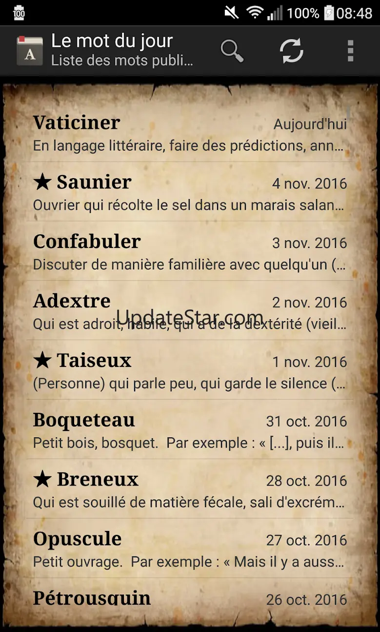 Le mot du jour 1.7.5