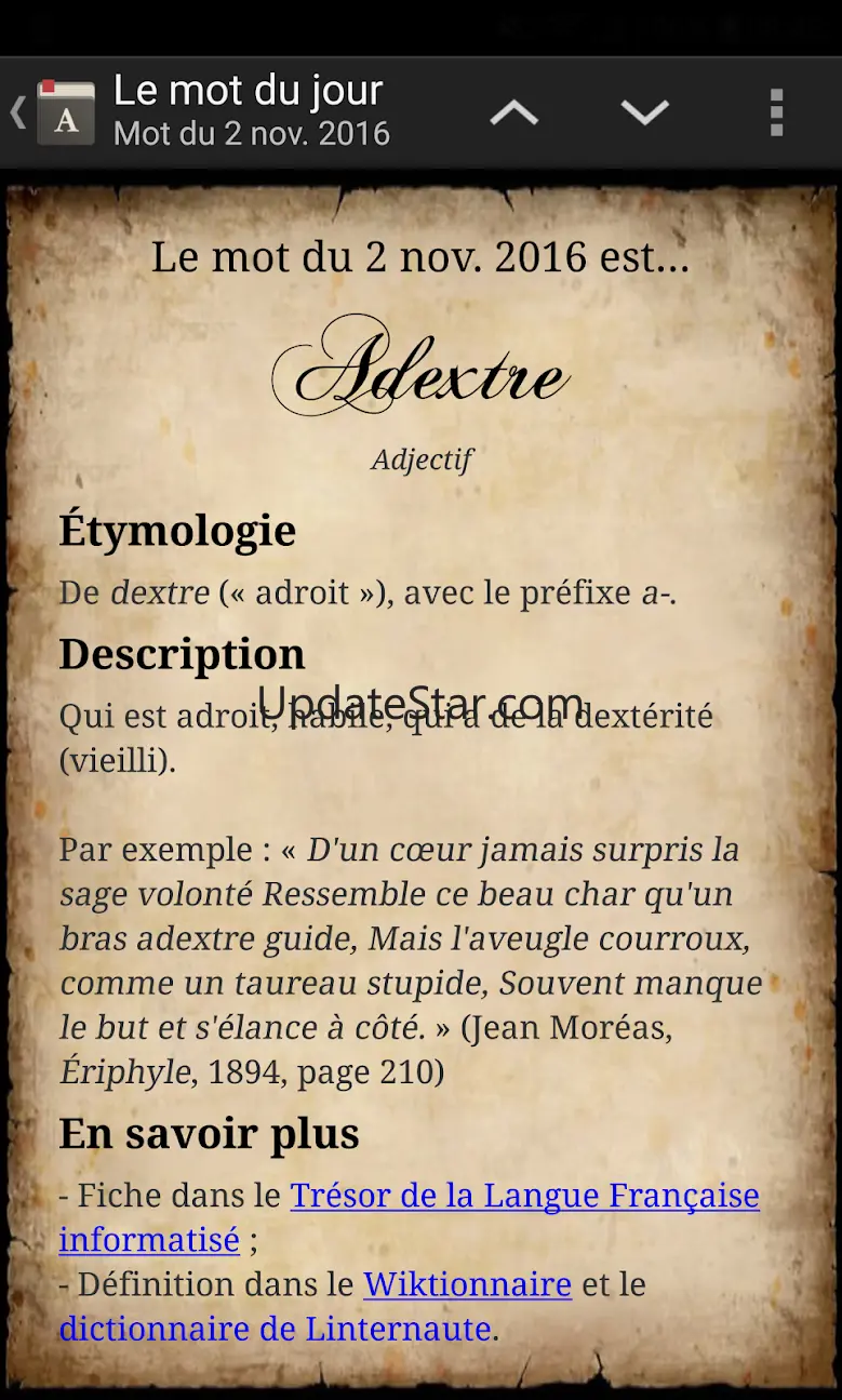 Le mot du jour 1.7.5