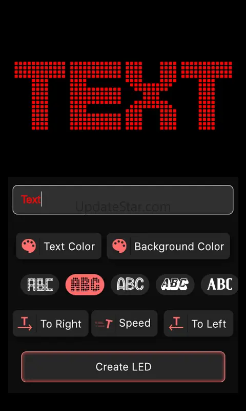 Led Digital Scroller: LED Text 1.12