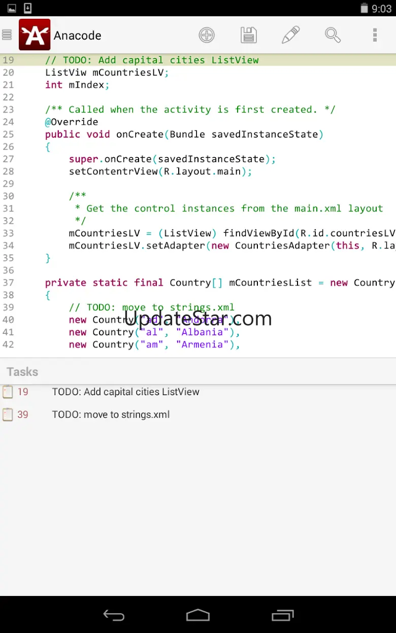 Anacode IDE Android/C/C++/JAVA 1.7.0.2