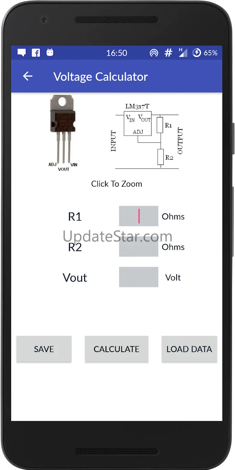 LM317 Calculator : Calculate V 1.3