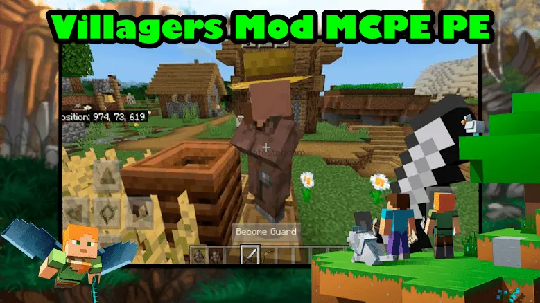 Villagers Skins Minecraft Mod 2.30