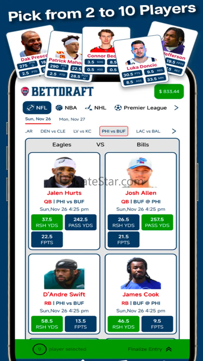 BettDraft - Fantasy Sports 16