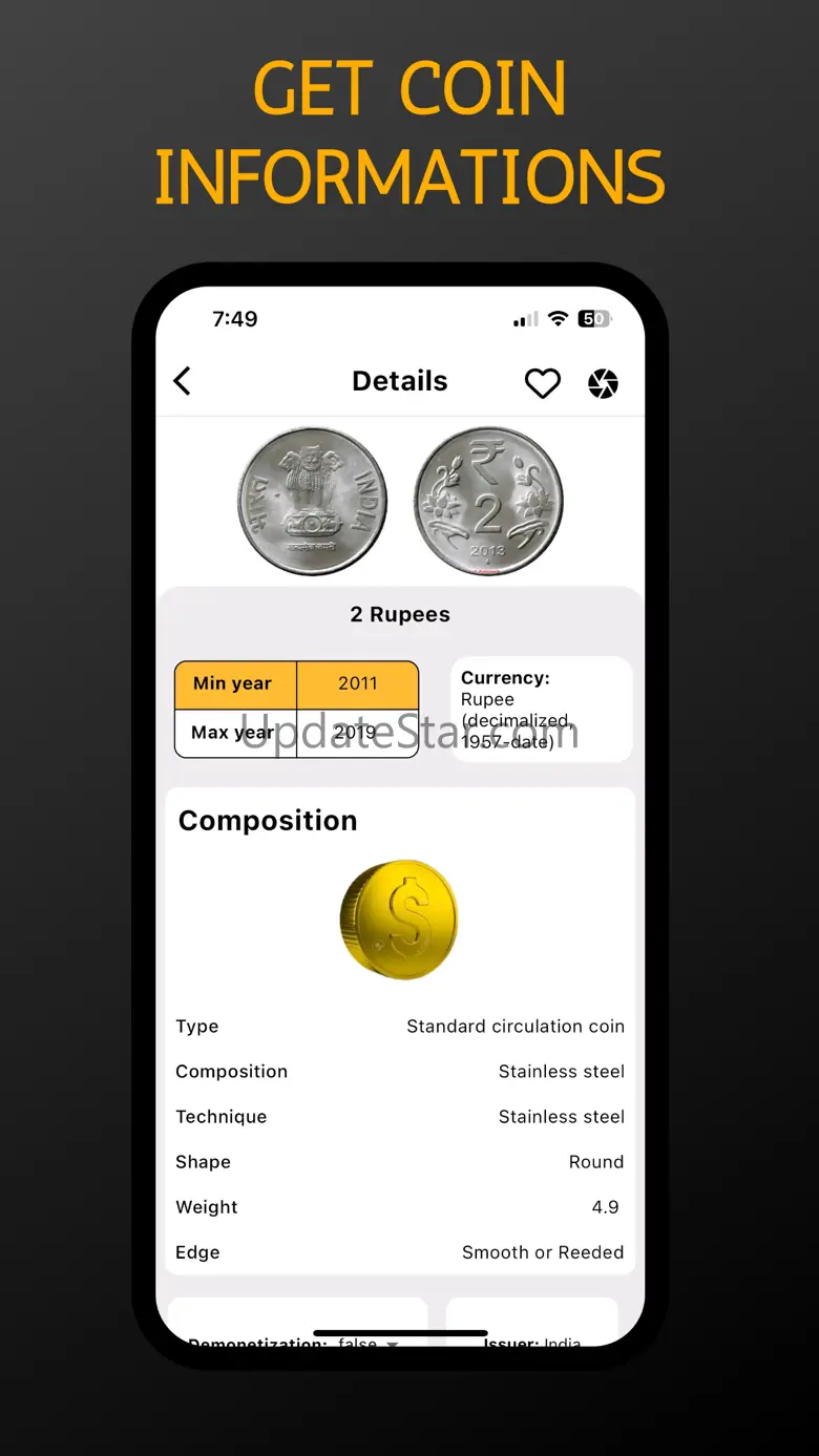 Coin Identifier - Scan Value 1.0.6