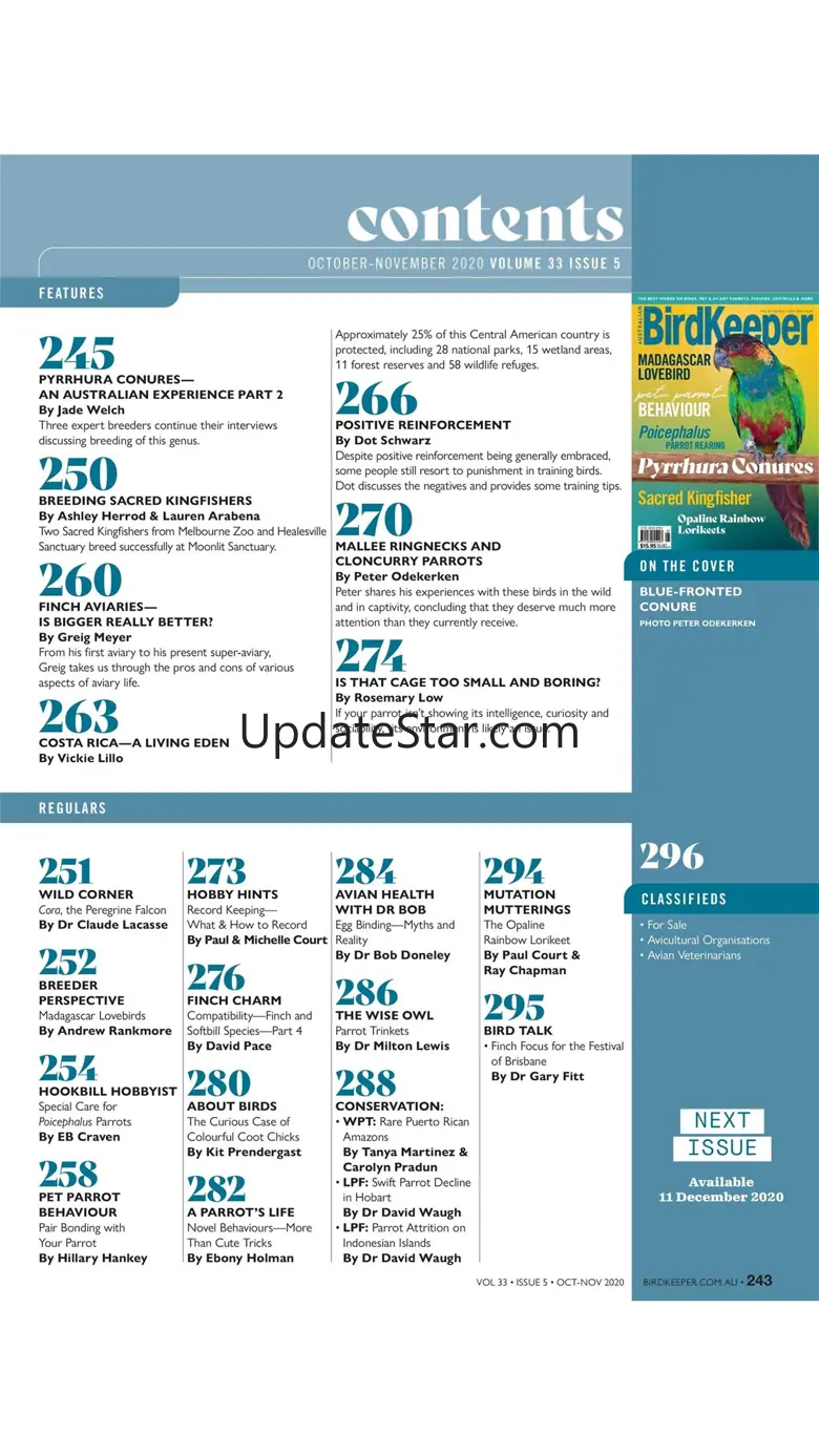 Australian BirdKeeper Magazine 7.2.10
