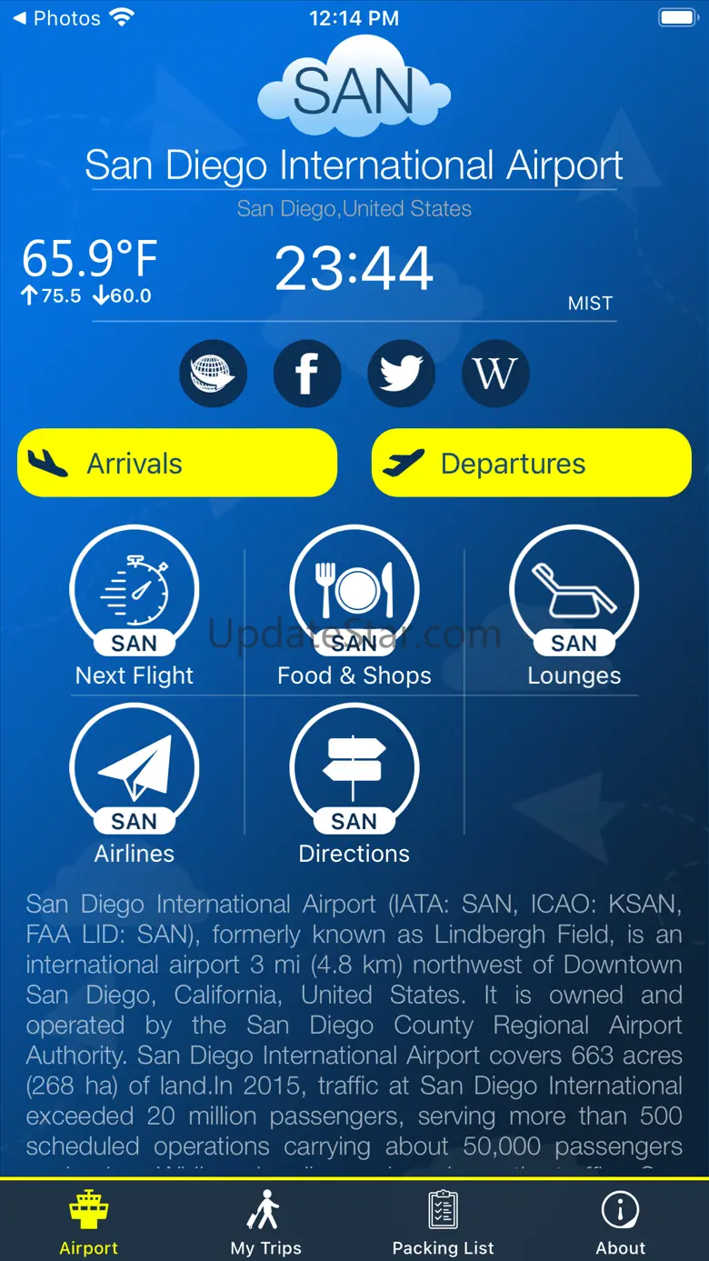 San Diego Airport + Tracker 11.0