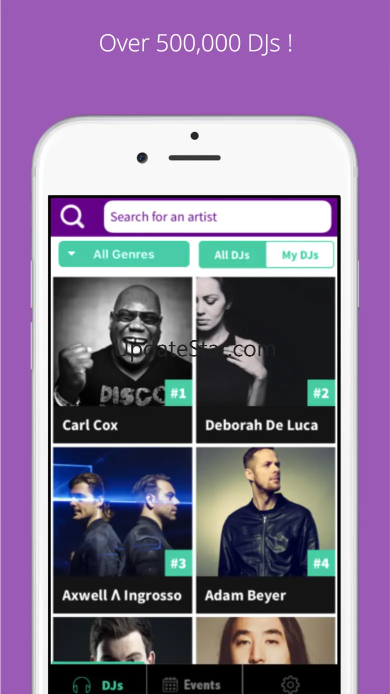 The DJ List - Profiles, Music 2.5.2