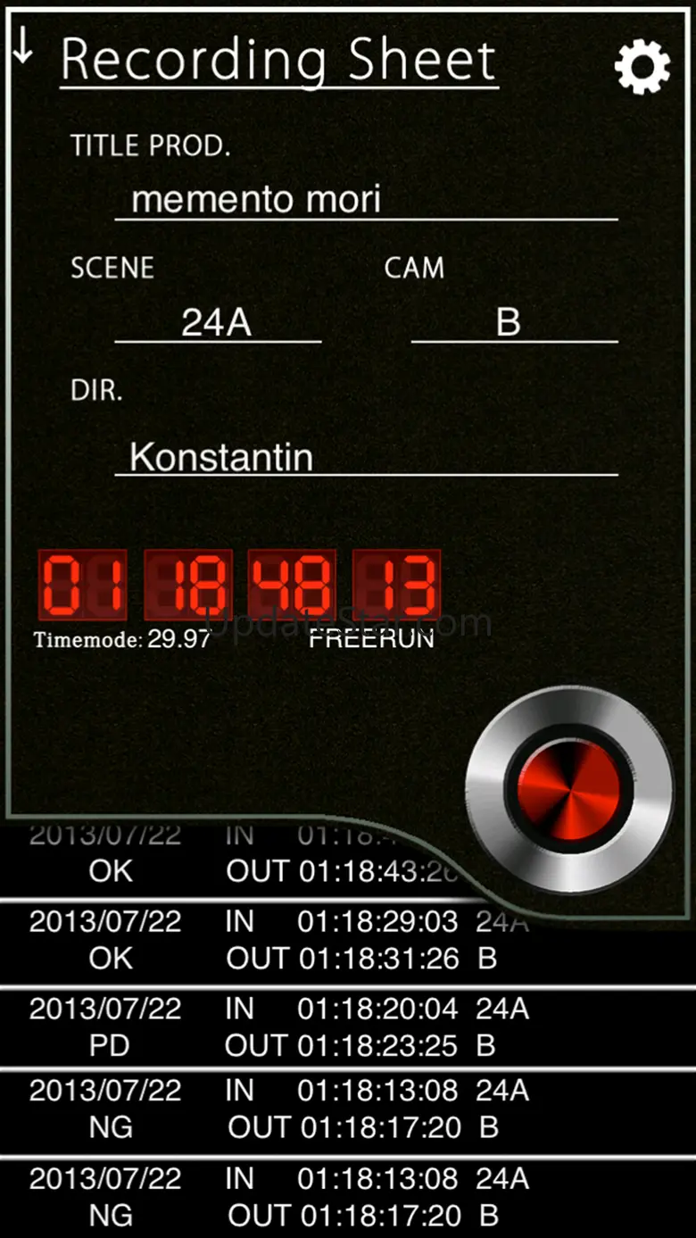 ClapperPod -DigitalSlate- 1.1.1