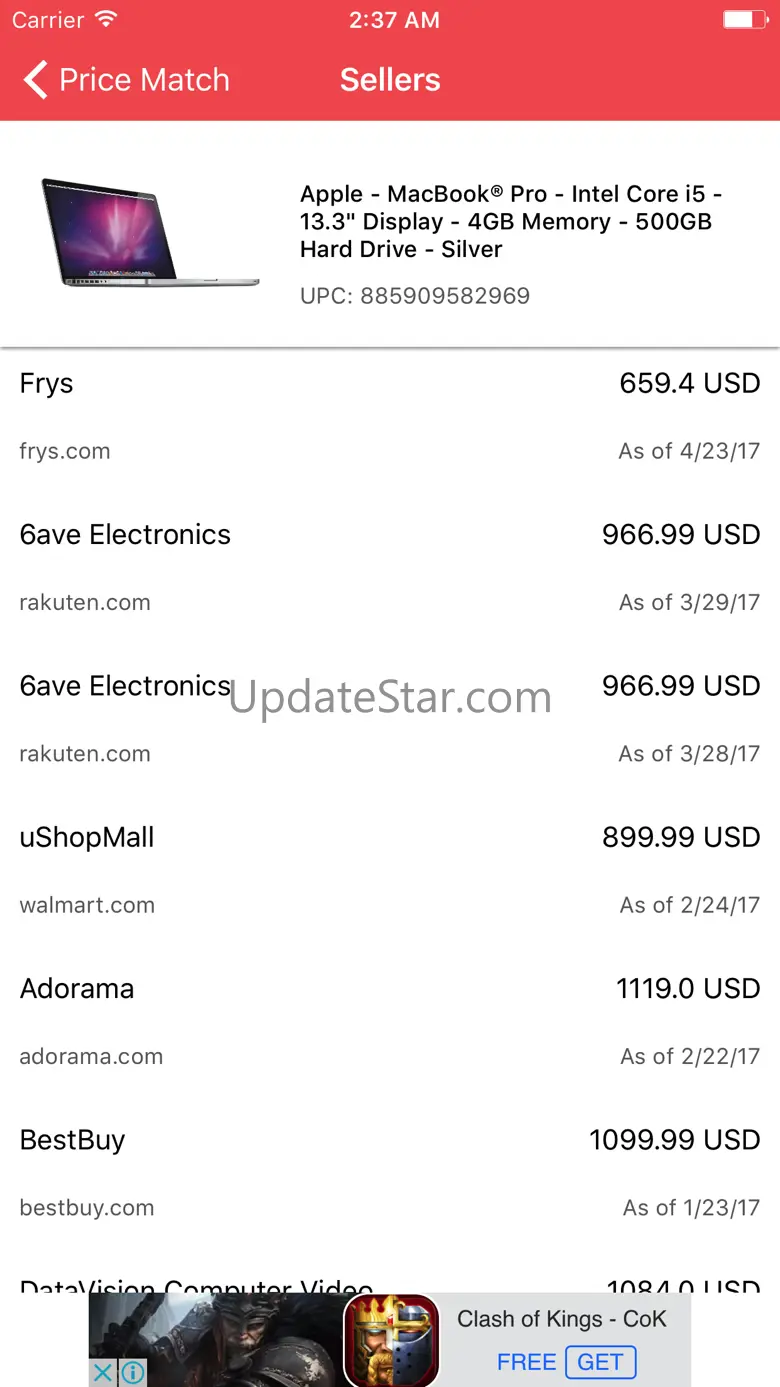 Price Match 2.2