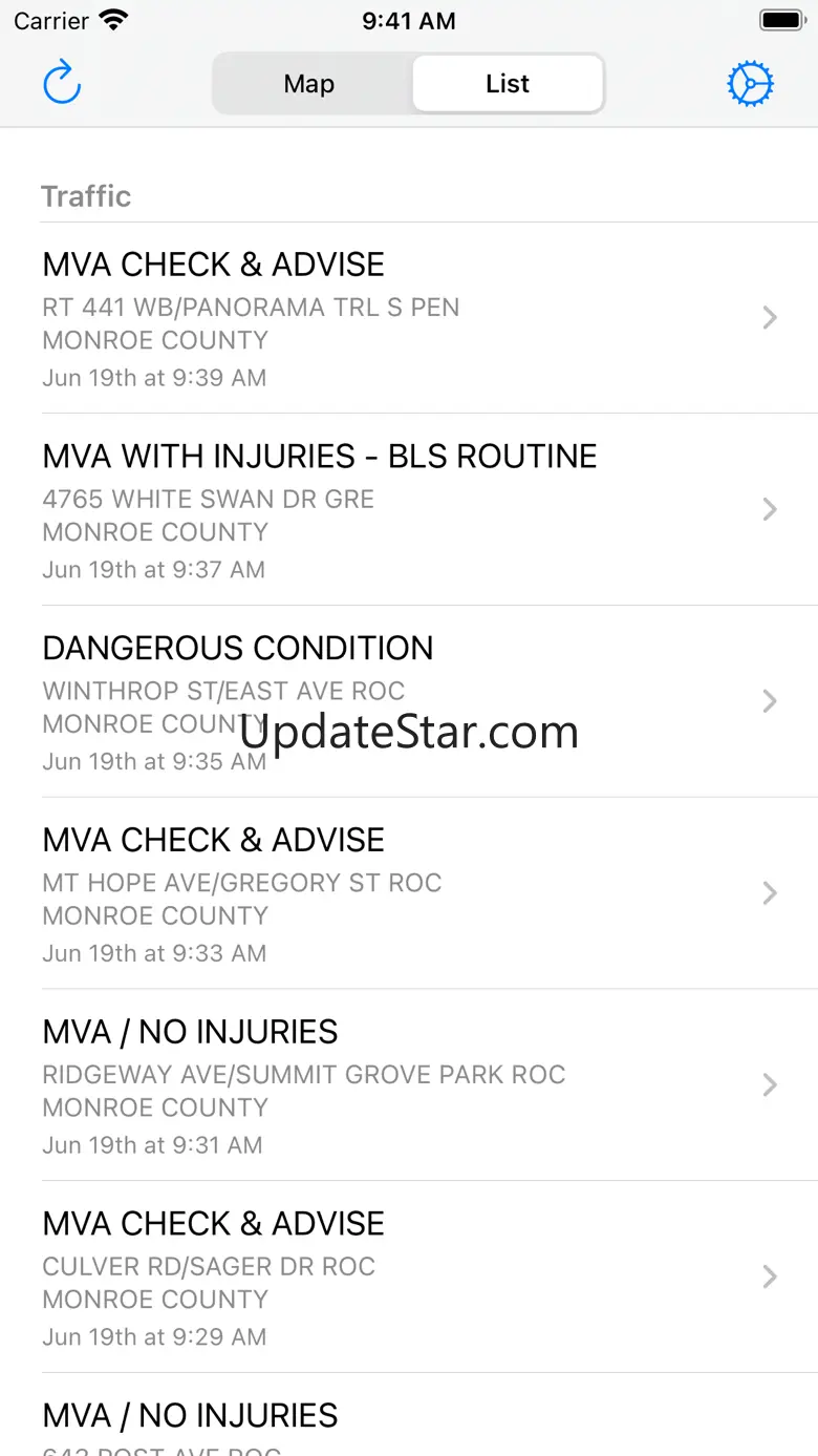 Monroe County Incidents 3.8.2