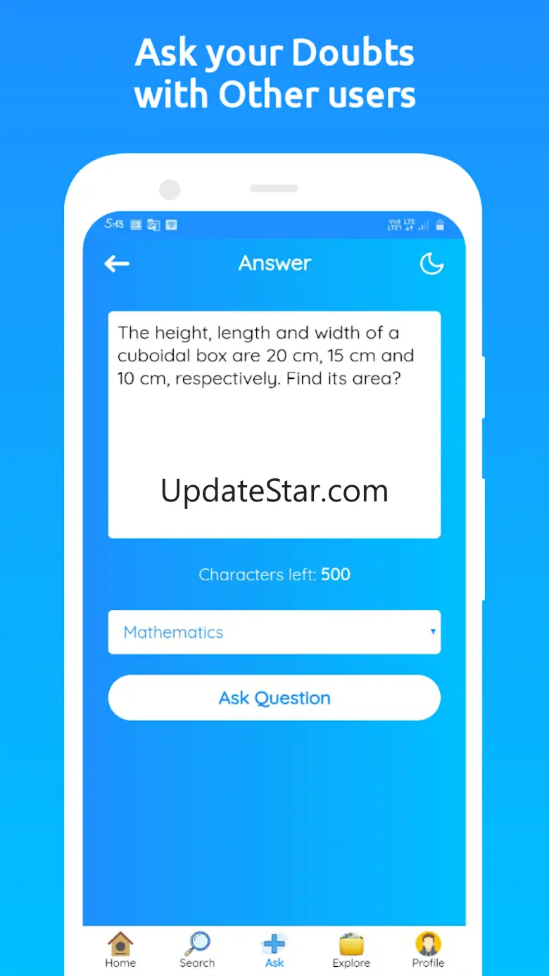 Answer - Ask Questions, Doubts