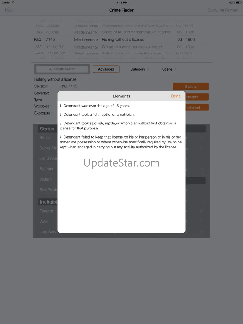 California Crime Finder - Pad 6.26