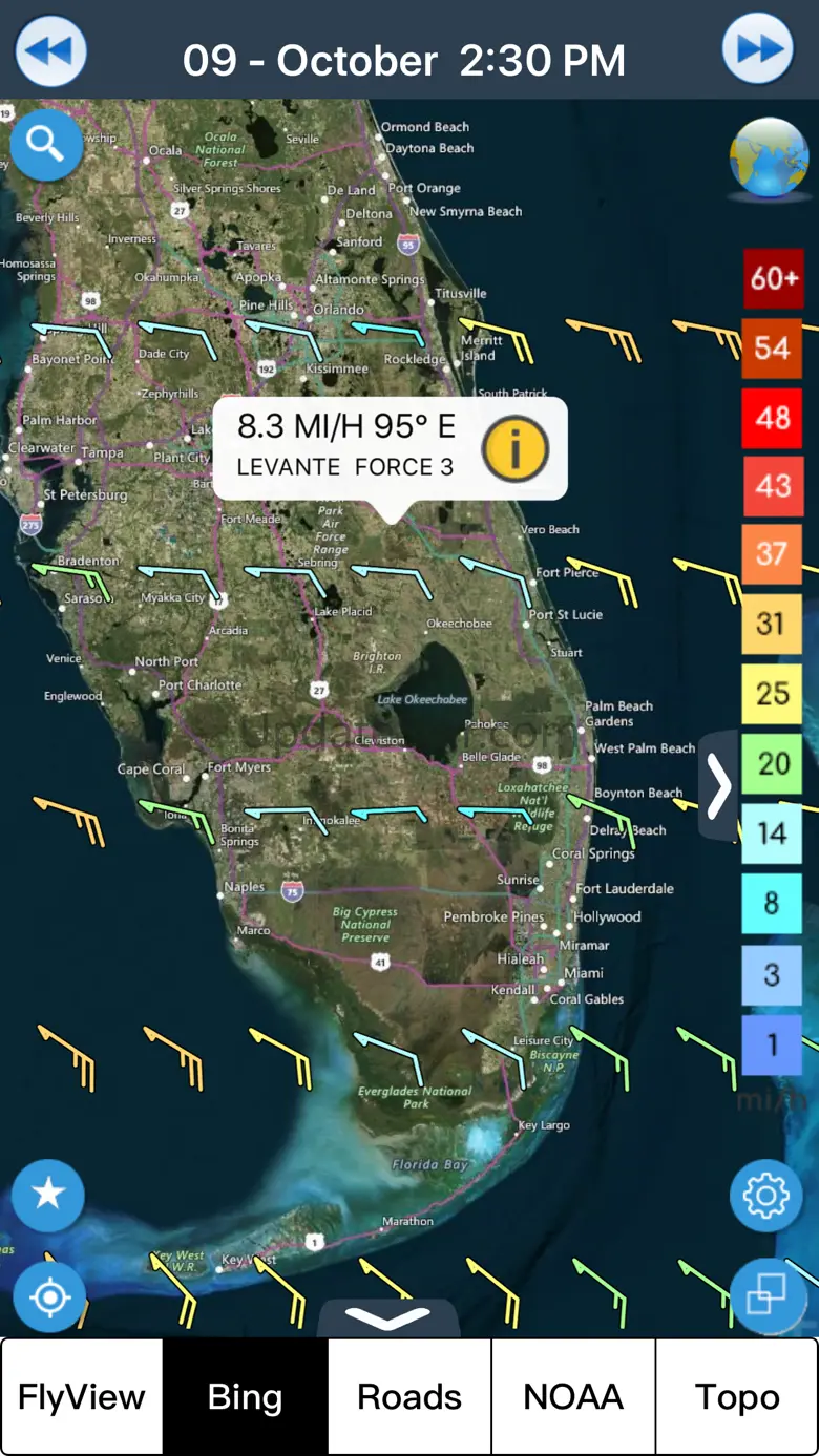 Wind forecast for Windgurus 3.6.3