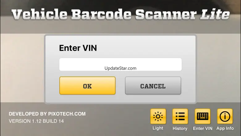 VIN Barcode Scanner LITE 1.13