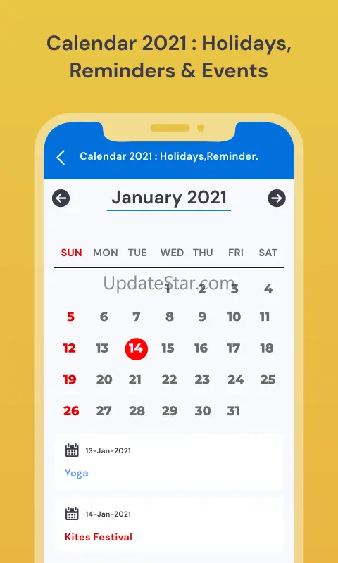 Calendar: Holidays & Reminders 1.65