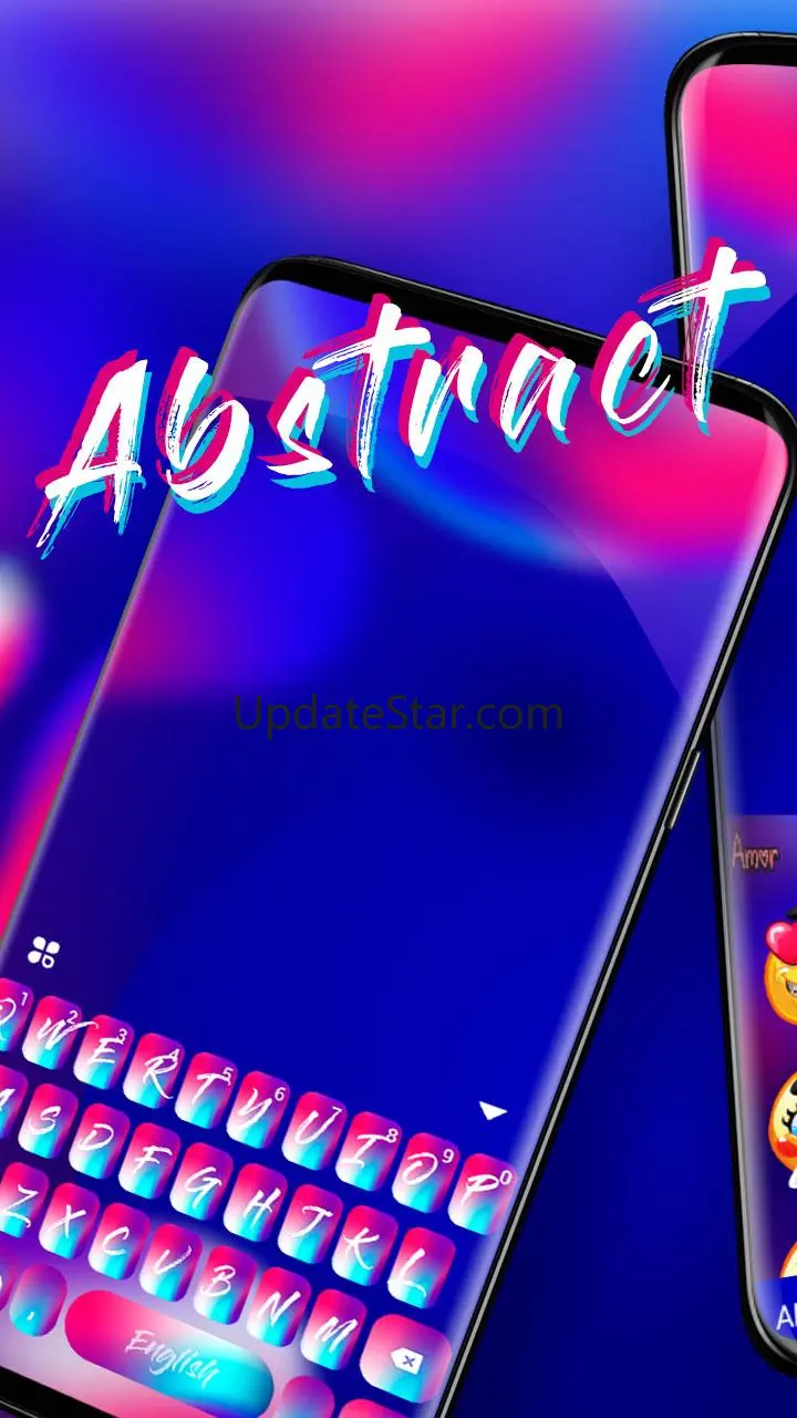 Abstract Gradient Keyboard The