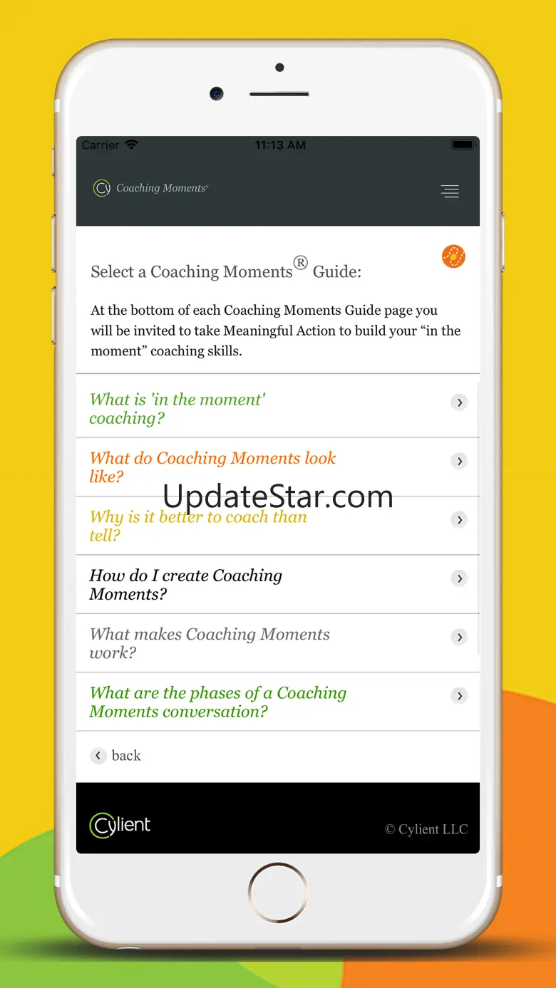 Cylient Coaching Moments 3.1