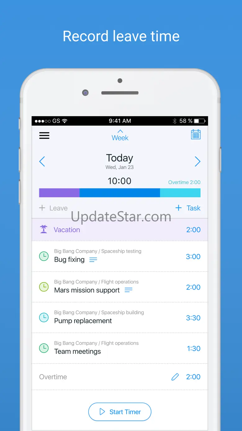 actiTIME Mobile Timesheet 3.5.7