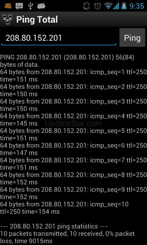 Ping Total 1.0.2