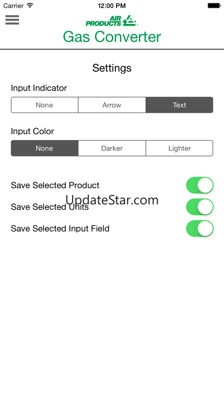 Air Products Gas Converter 3.0.0