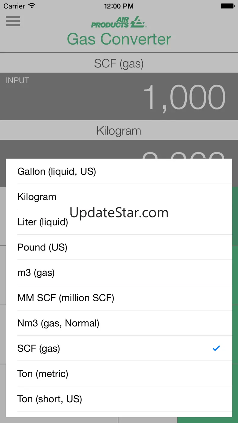 Air Products Gas Converter 3.0.0