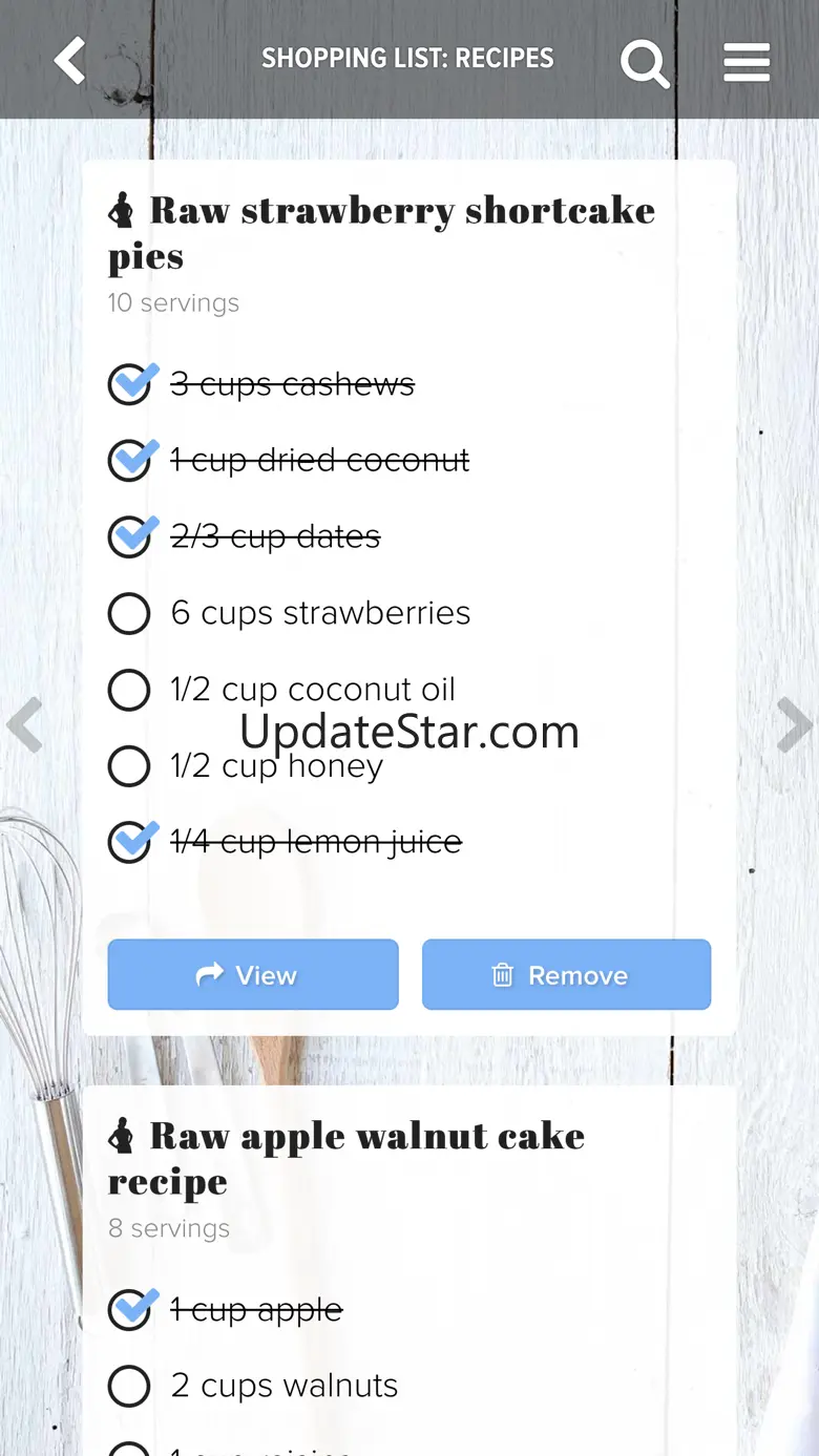Rawtarian's Raw Recipes 2.0.7