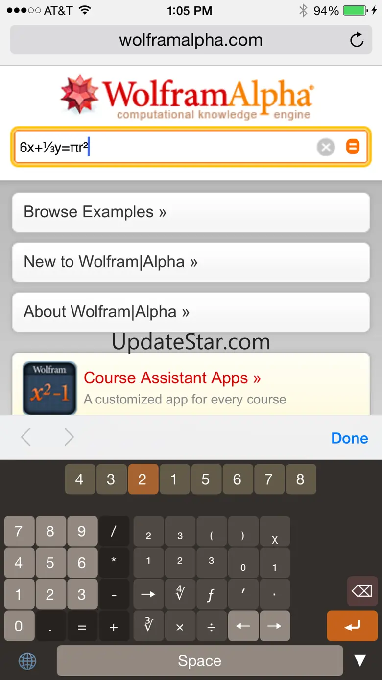 Calculator Keyboard - Easy to Use Math Symbols 1.1