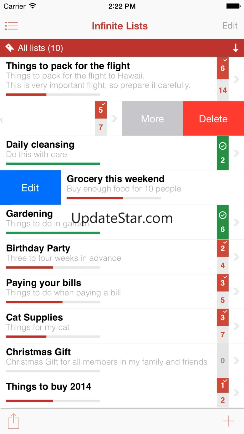 Infinite List - The Advanced Tasks, To-do & Checklist 1.2