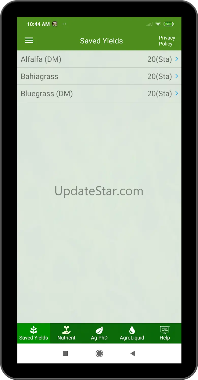 Fertilizer Removal by Crop 1.4.9