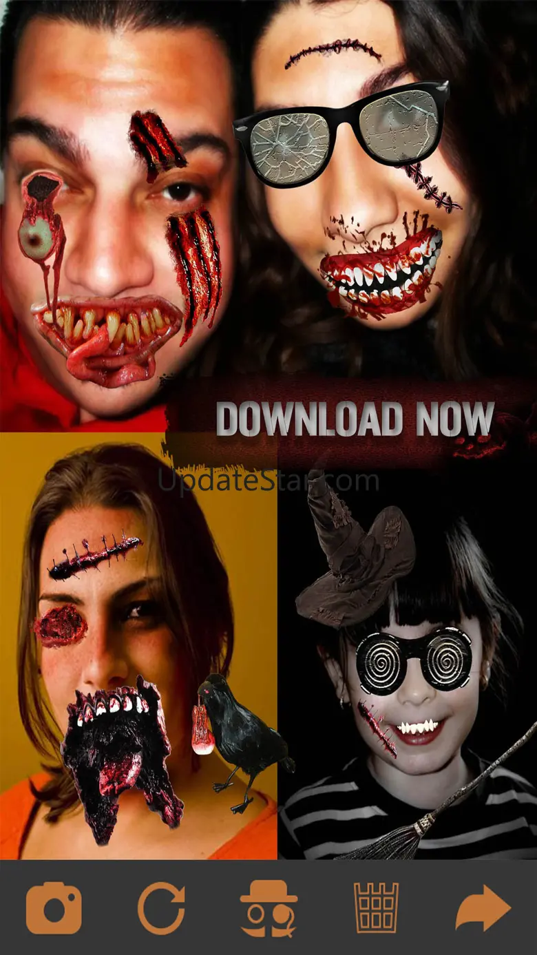 Scary Paranormal Face Changer - Halloween Prank Sticker Maker 1.0