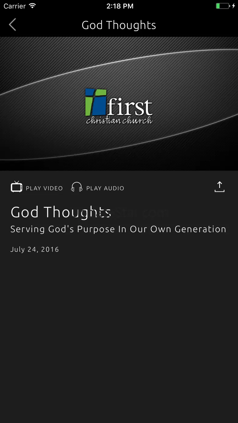 First Christian Church 4.98
