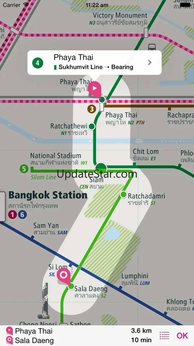 Bangkok Rail Map Lite 5.5