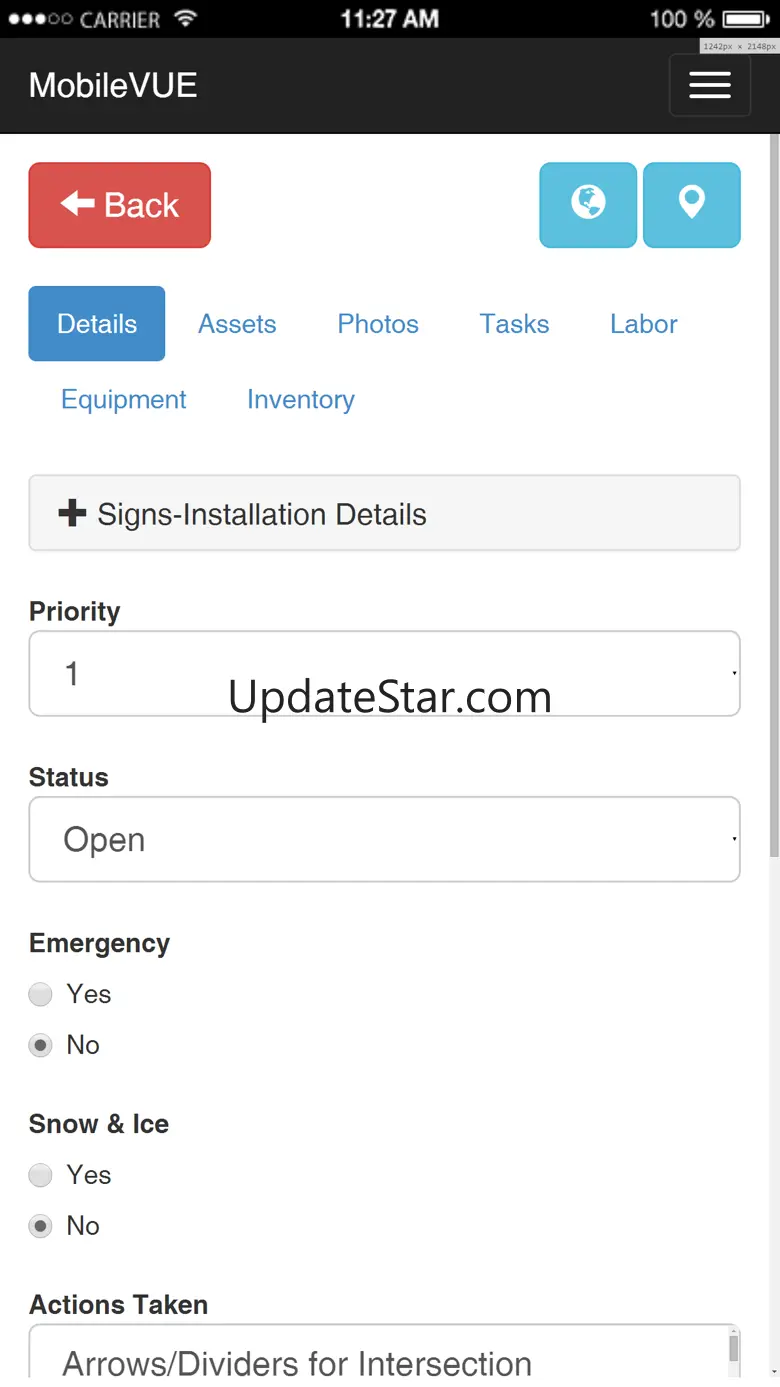 VUEWorks: MobileVUE 1.6.20
