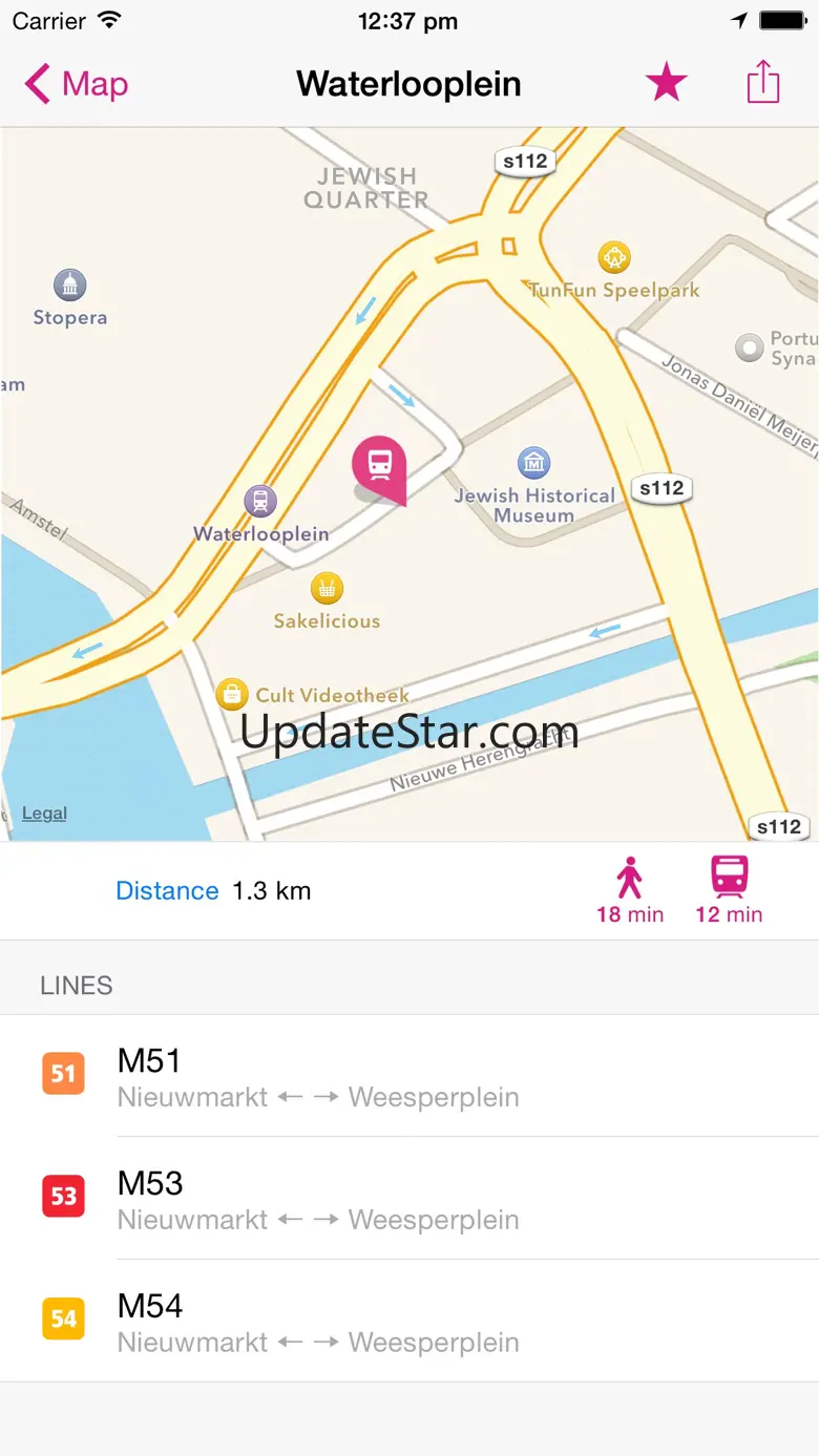 Amsterdam Rail Map Lite 5.5