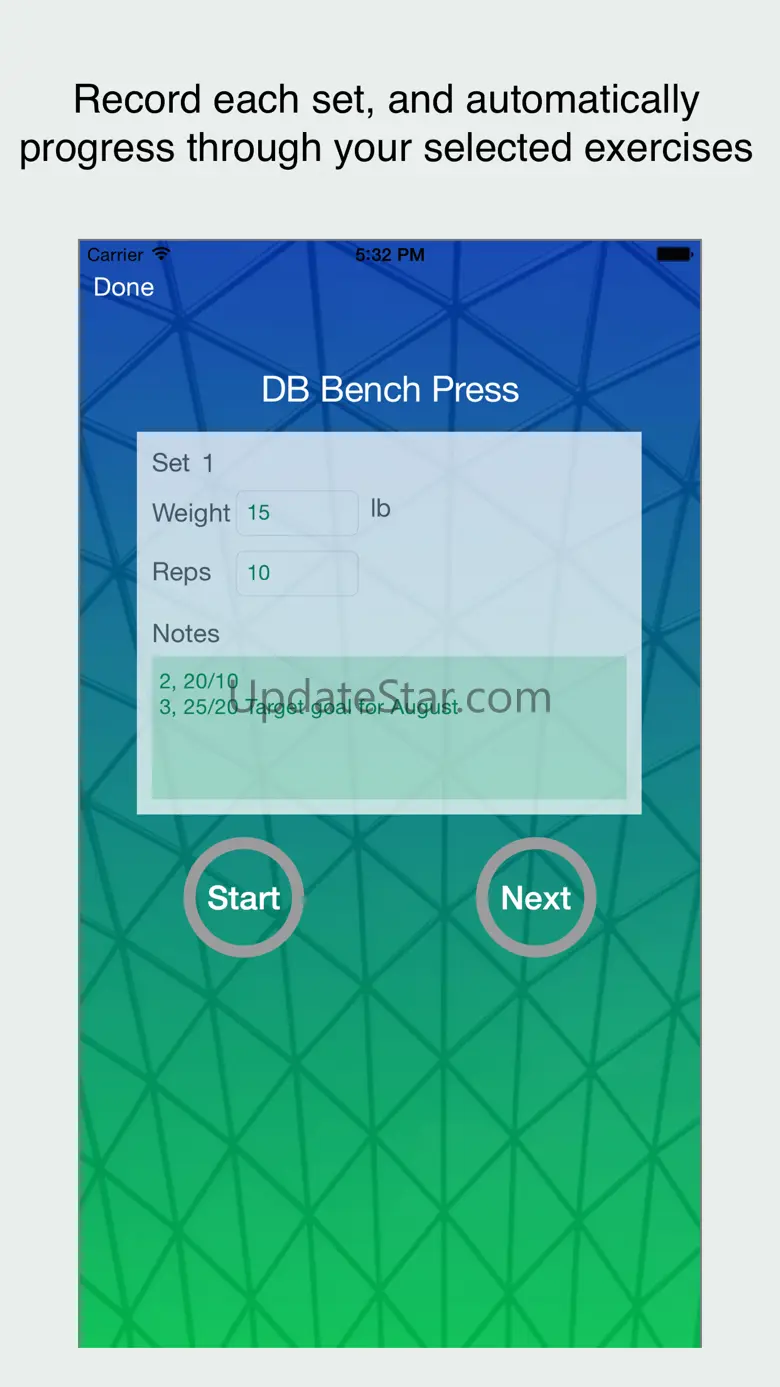 WorkoutTracker - Custom Log 5.0