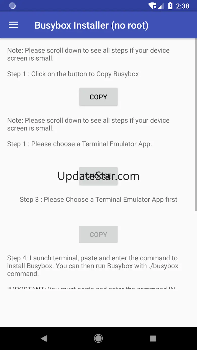 EXA Busybox Installer(no root) 2.12