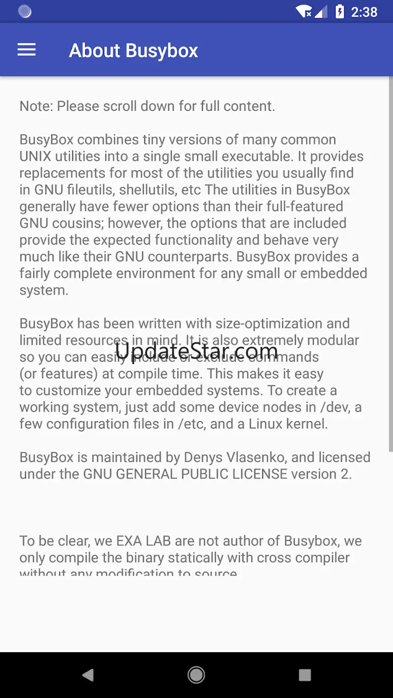 EXA Busybox Installer(no root) 2.12