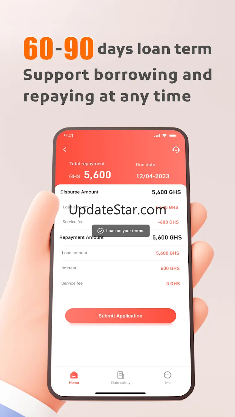 Cash wave-secure credit loan 3.3